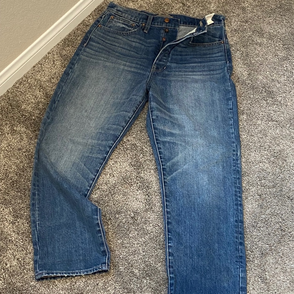J Crew Point Sur Denim Slouchy Boyfriend Jean Size 28 NWT